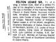 LEAKE, Felton, obituary.