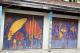 Augsburg - 'Hans Adlhoch School', Pfersee, Augsburg, art on garage doors. Augsburg - 'Hans Adlhoch School', Pfersee, Augsburg, art on garage doors.