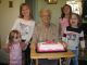 Wilma Cook (Harms) and her great-grand children.