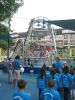 Interactive display showing water flow.