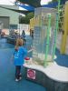 Children's Museum Houston - Ann Thompson at the water flow display. Children's Museum Houston - Ann Thompson at the water flow display.