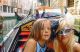 Gil and Luna in gondola while on vacation in Venice.
