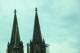 Cologne - View of detail at the top of the spires.
