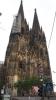 Cologne - Front elevation of the cathedral.
