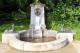The 'Schiller Fountain' in a park in Kronberg near Frankfurt.