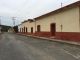 Sombreretillo - View of right side of Calle Lincoln with the Garza houses (building in center and attached white building).