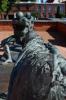 Wismar - St. Marien, Sculpture in Church yard.