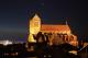 Wismar - St. Nikolai night view.