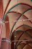 Wismar - St. Nikolai detail of restored ceiling.