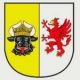 The official coat of arms of the State of Mecklenburg, Germany.