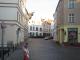 Wismar - A view of the cobble stone streets in the heart of the old town.