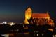 Wismar - Night view of St. Nikolai.