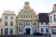 Wismar - Building elevations in old town Wismar.