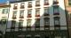 View of front elevation of hotel
